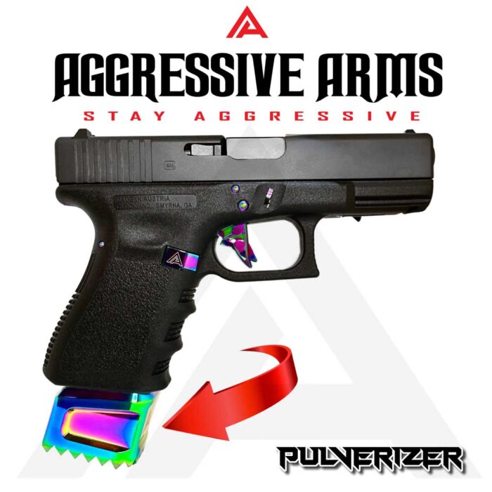 AGGRESSIVE ARMS PULVERIZER +0 Magazine Grip Extension10 - RAINBOW7
