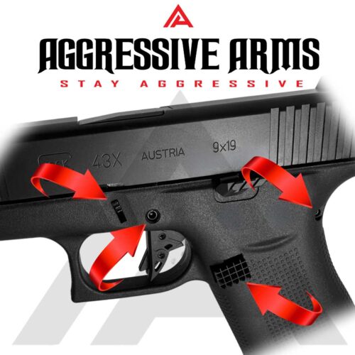Aggressive Arms 43 BLACK ALL 3