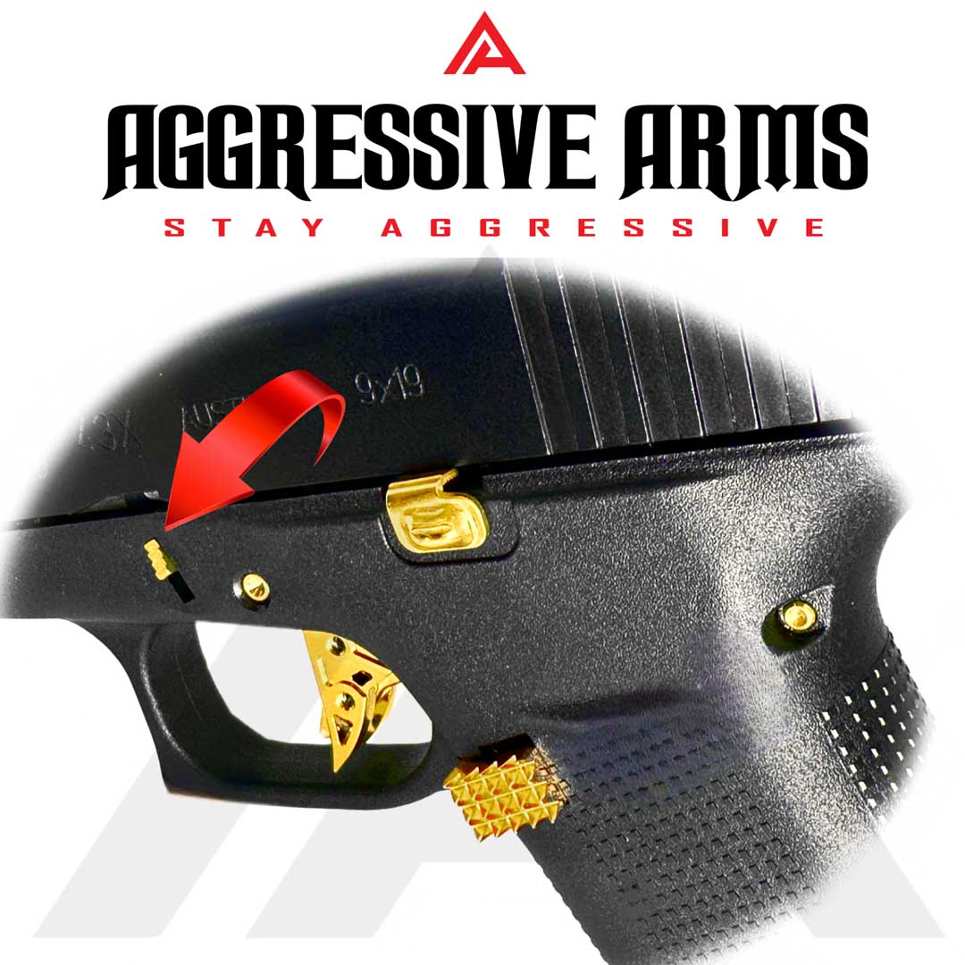 Aggressive Arms 43 GOLD SLIDE LOCK
